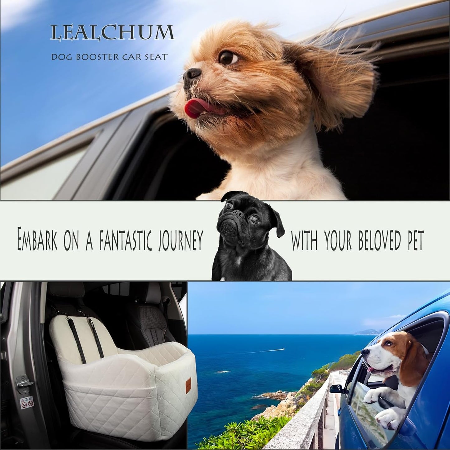 ﻿Dog Booster Car Seat