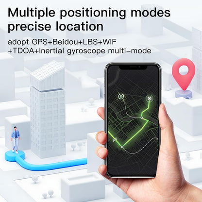 Senior GPS Smartwatch with Fall Detection