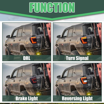 Toyota 4Runner 2010-2024 LED Tail Lights Pair