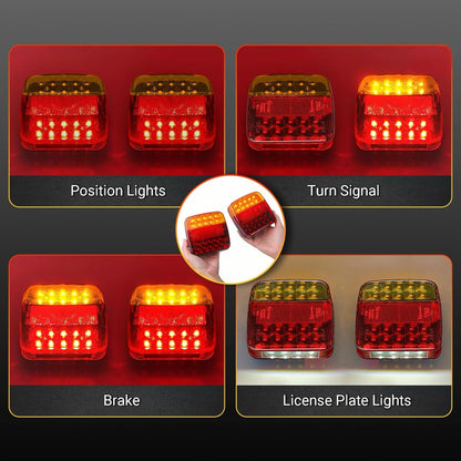 New Magnetic Wireless Trailer Lights For Trucks, Boat, RV, Vehicle, Camper