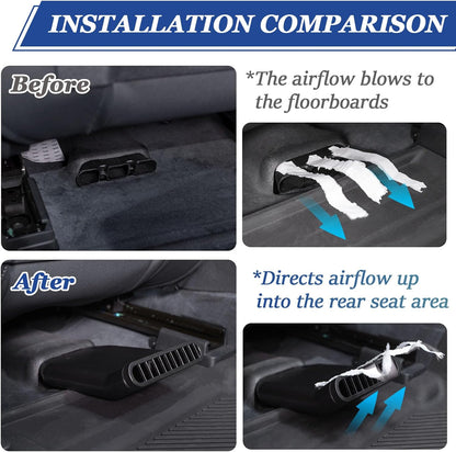 Plug-in Under Seat Vent Deflectors