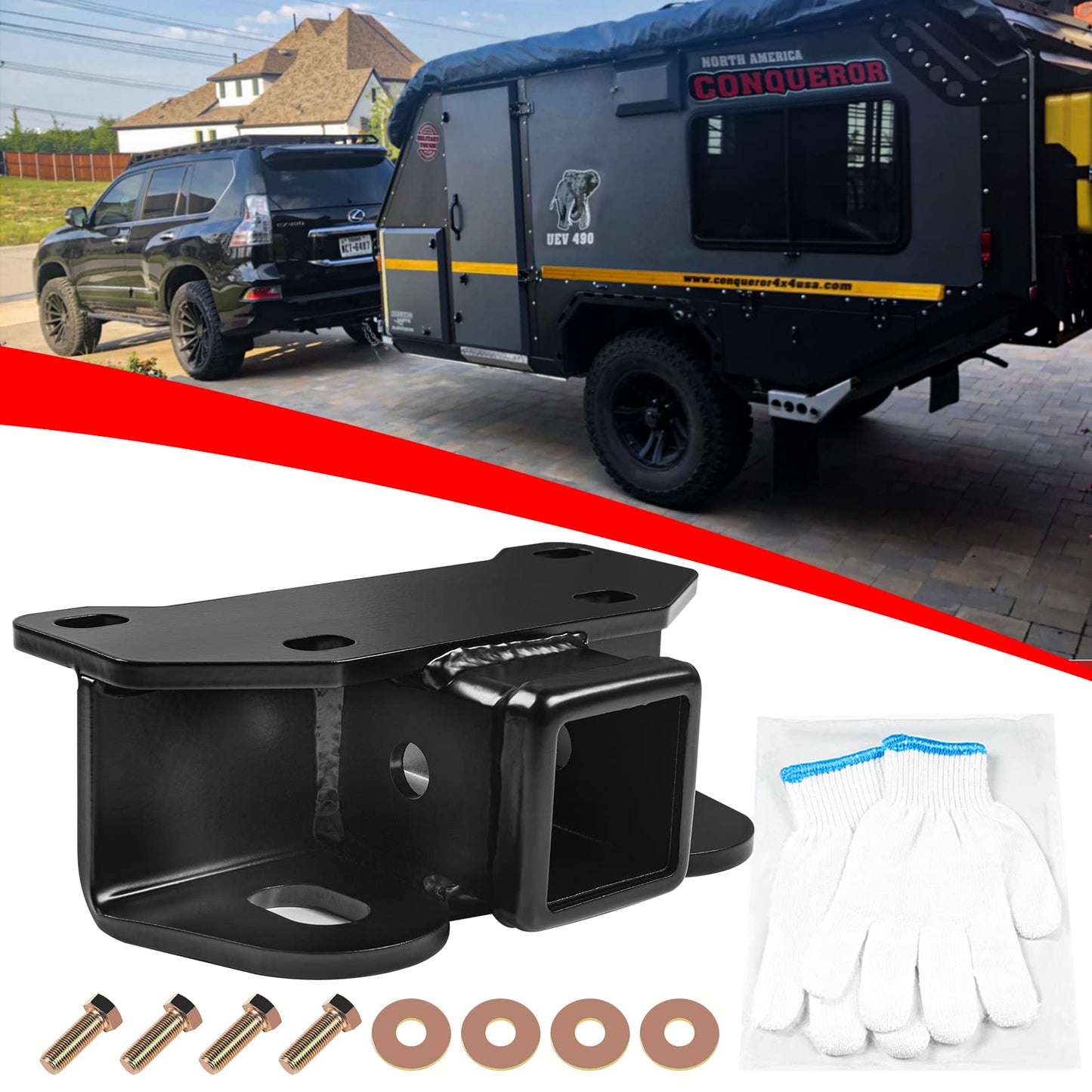 2“ Receiver Hitch for Ford Bronco 2021-2025