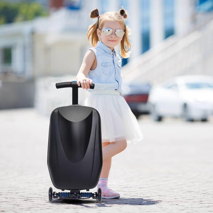 Scooter Suitcase - Rolling Luggage with Built-in Skateboard