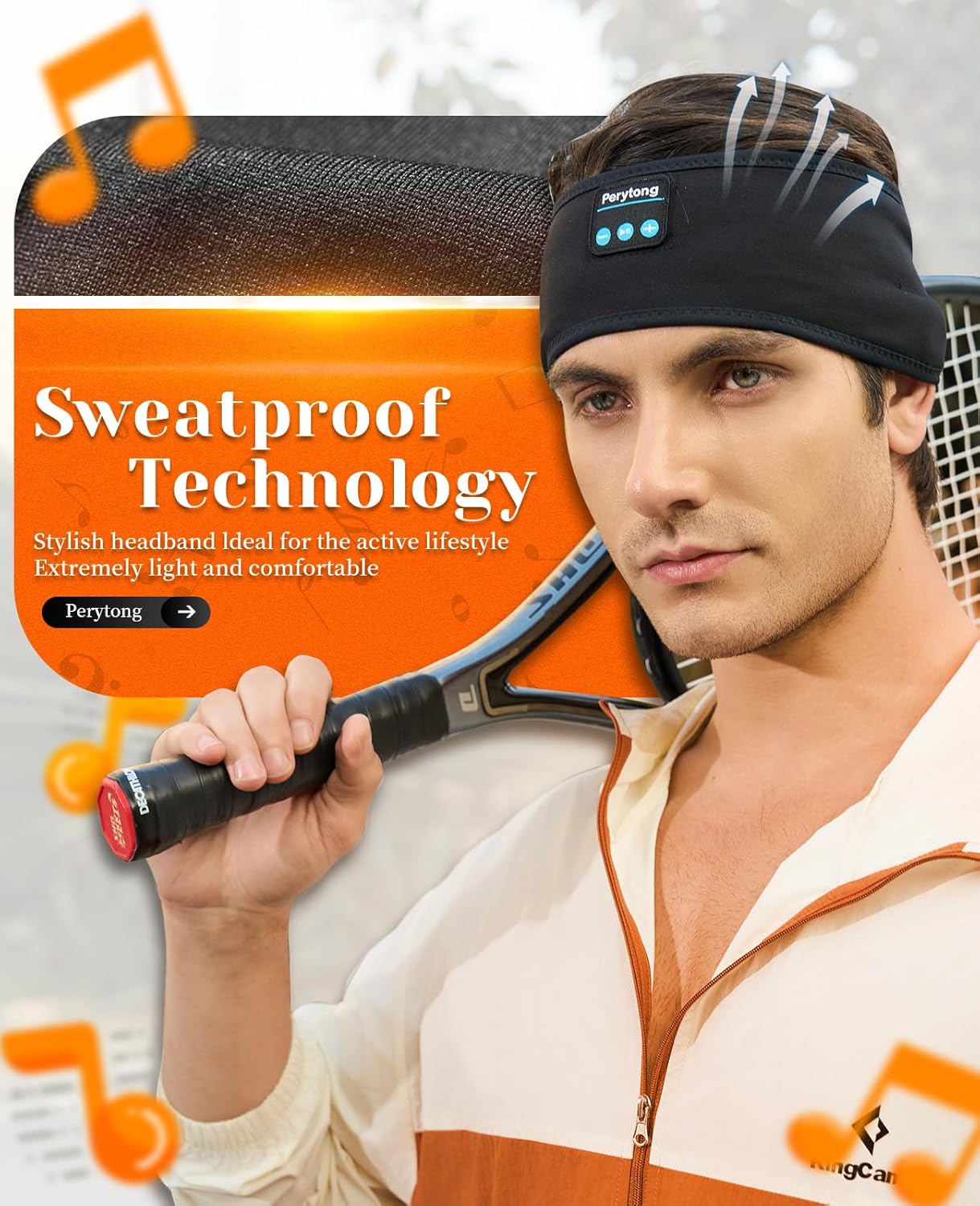 Noise-Canceling Sleep Headband Headphones