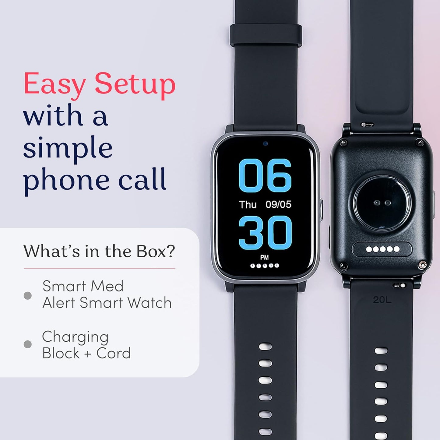 Senior GPS Smartwatch with Fall Detection