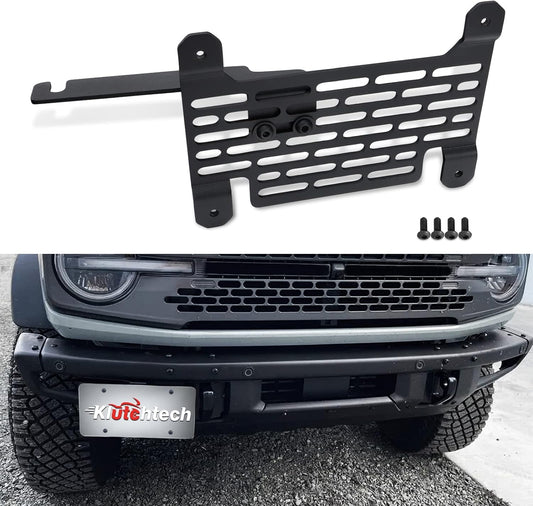 Front Plate Frame for Modular Steel Bumper Compatible with Bronco 2021-2024