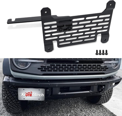 Front Plate Frame for Modular Steel Bumper Compatible with Bronco 2021-2024