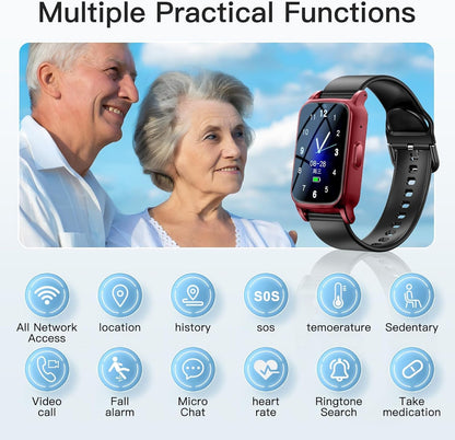 Senior GPS Smartwatch with Fall Detection
