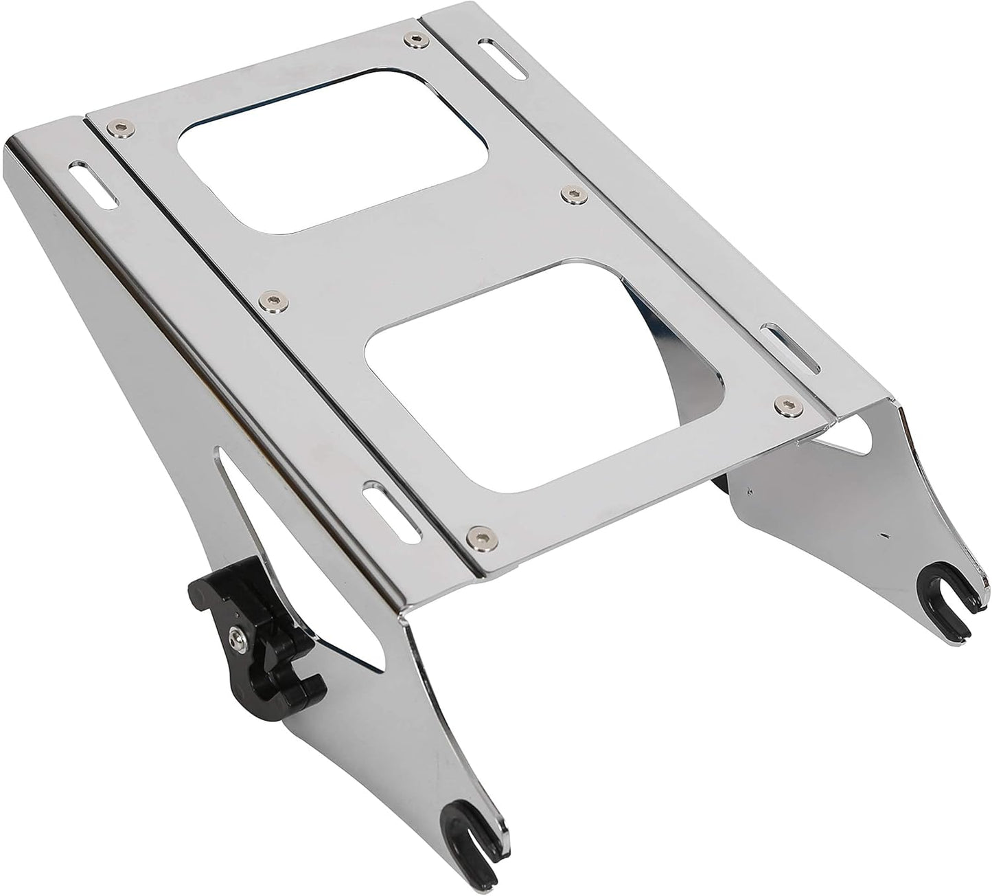 Two Up Tour Pack Mount Rack Bracket For Harley Touring Road King Glide