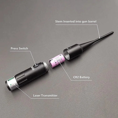 Adjustable Laser Bore Sighter Kit, Portable Laser Scope Collimator