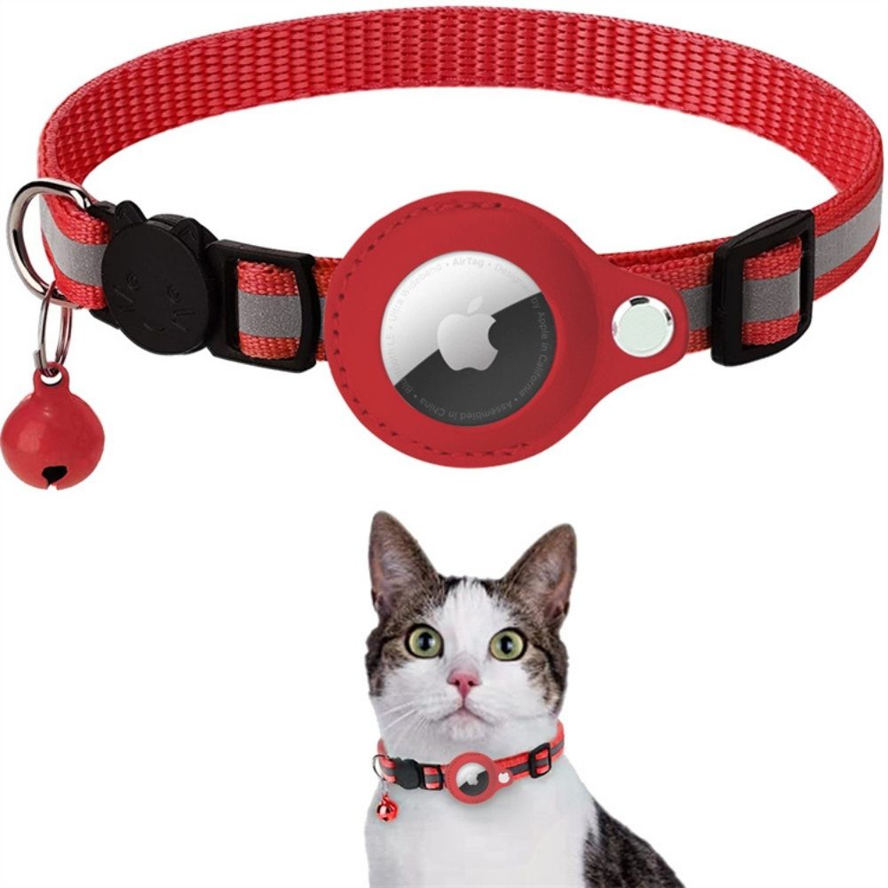 Cat GPS Tracker Collar – Reflective Design with Quick Release for Safe Night Tracking