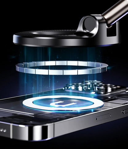 Rotating Magnetic Car Phone Holder – 360° Strong Magnetic Suction Cup for Secure Navigation