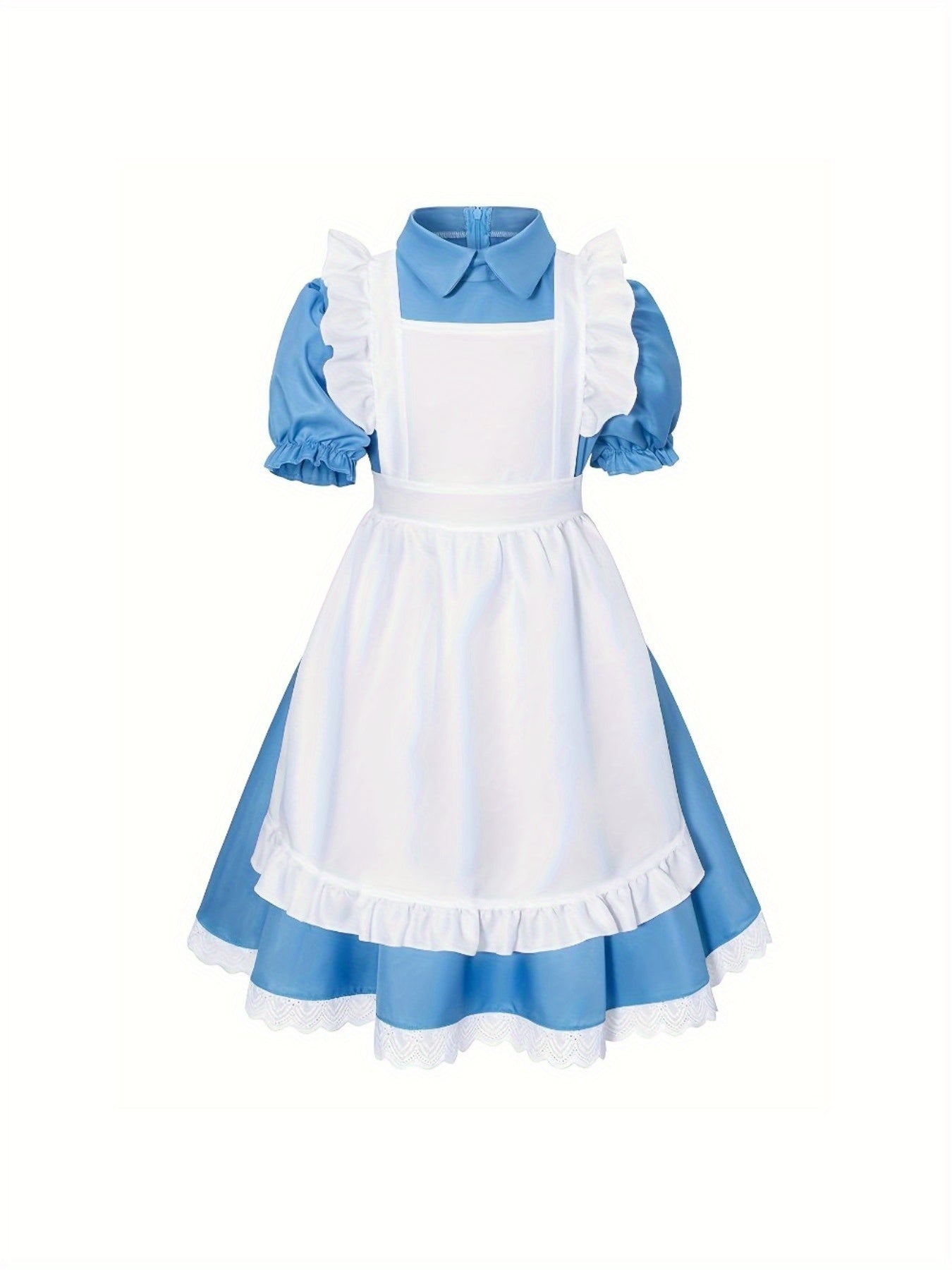 Girls Classic Puff Sleeve Halloween Costume Dress Set | Mini