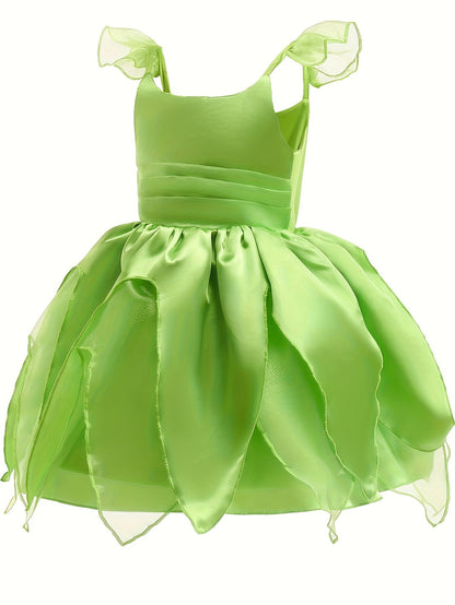 Girls Magical Fairy Halloween Costume Dress | Sleeveless Wings