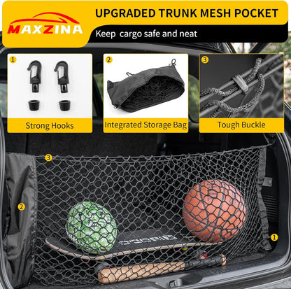 Double Layer Cargo Net Compatible with 2015-2025 Chevy Tahoe