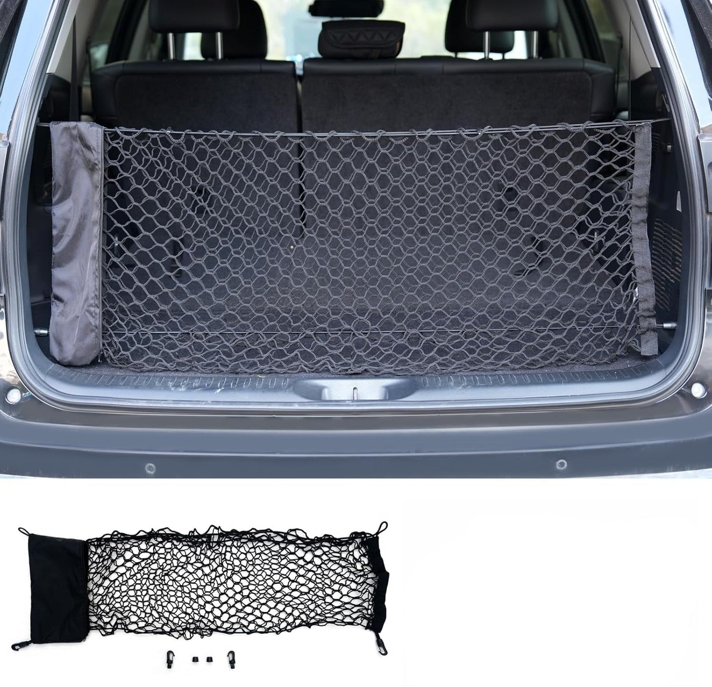 Double Layer Cargo Net Compatible with 2015-2025 Chevy Tahoe
