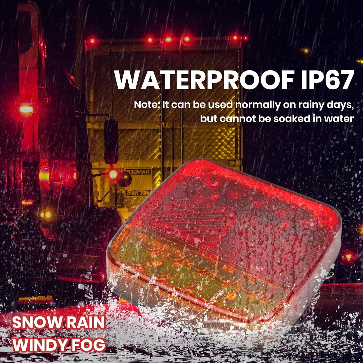 New Magnetic Wireless Trailer Lights For Trucks, Boat, RV, Vehicle, Camper