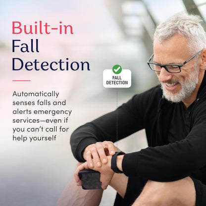 Senior GPS Smartwatch with Fall Detection