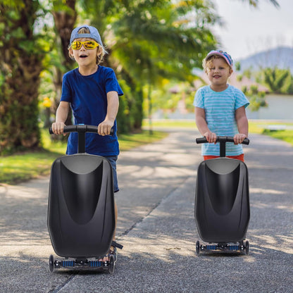 Scooter Suitcase - Rolling Luggage with Built-in Skateboard