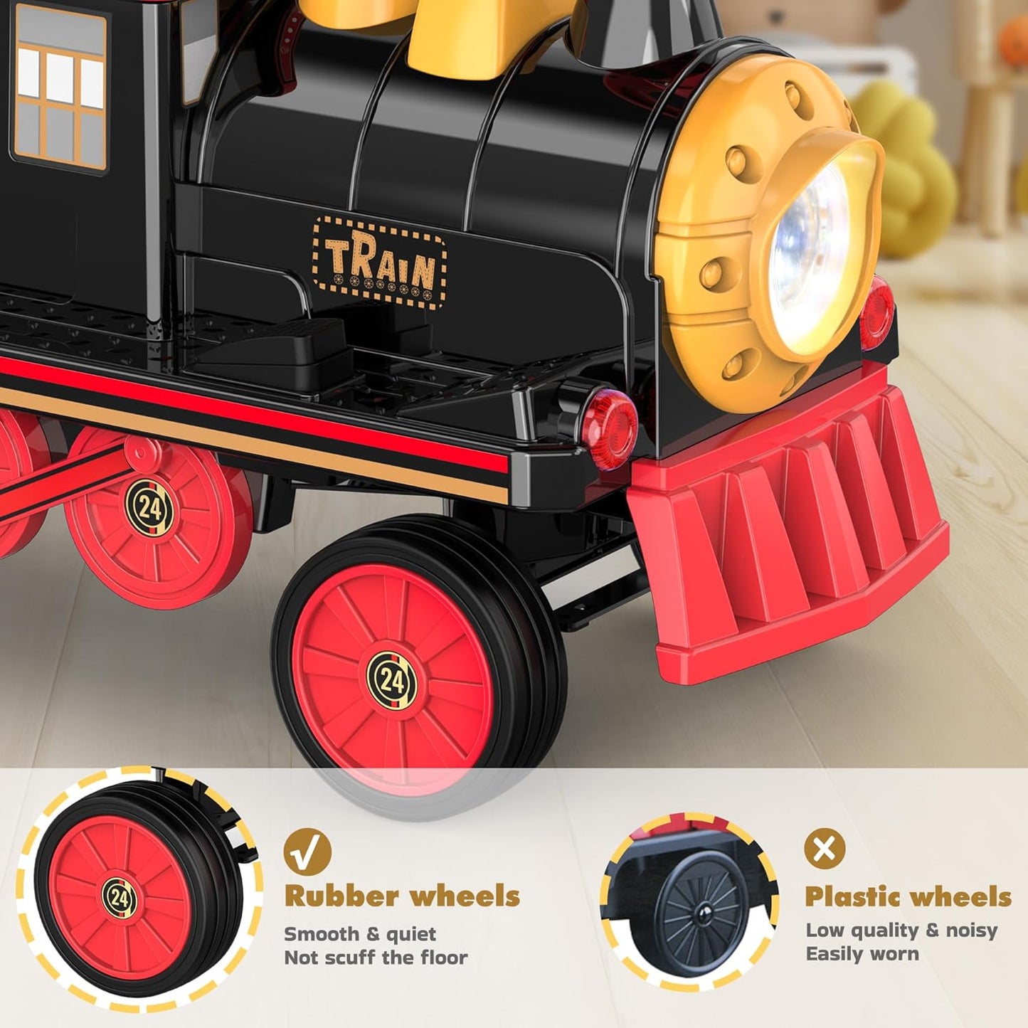 Ride On Train Set for Kids