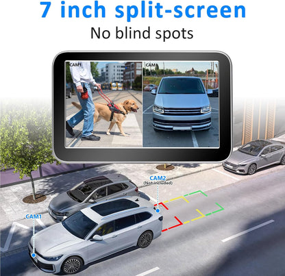 7-Inch Wireless Backup Camera for Truck ,Pickup, Trailer, Cars