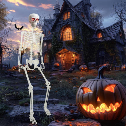 Giant 6 FT Halloween Skeleton Decoration