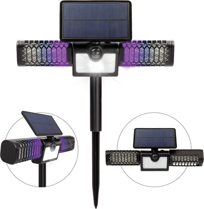 2 in 1 Solar Mosquito Zapper & Flood Light  3 Pieces