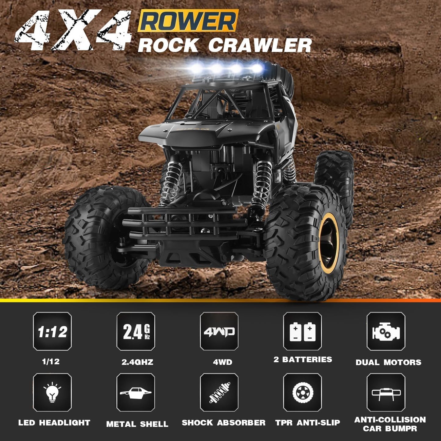 Remote Control Car 1:12 Off Road Truck
