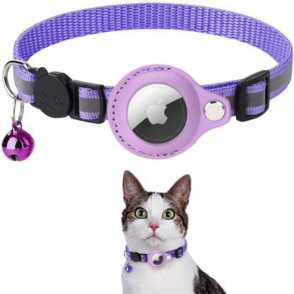 Cat GPS Tracker Collar – Reflective Design with Quick Release for Safe Night Tracking