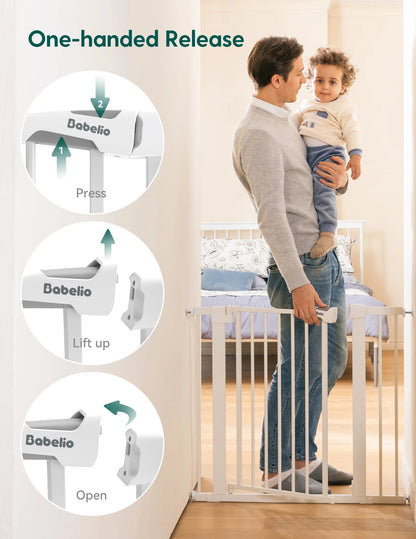 PressGuard C5 | Expandable Pressure Mounted No Drilling Baby Gate for Stairs