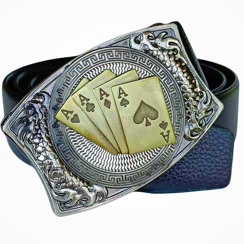 Self Defense Belt Alloy Buckle Belt: Fashion Men's Belt