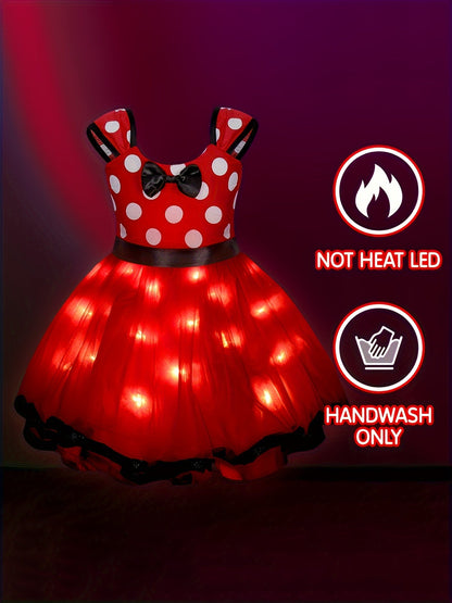 Girls Light-Up Halloween Mouse Costume Dress | Mini