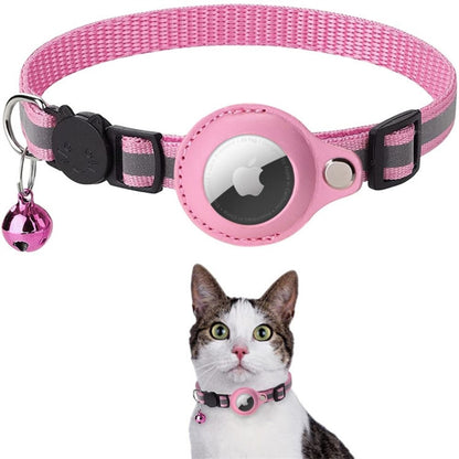 Cat GPS Tracker Collar – Reflective Design with Quick Release for Safe Night Tracking