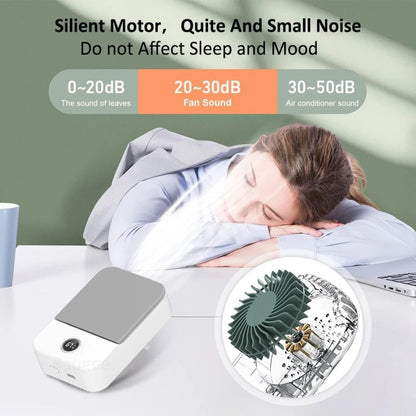 CoolioClip - Clip-On Portable Waist and Neck Fan