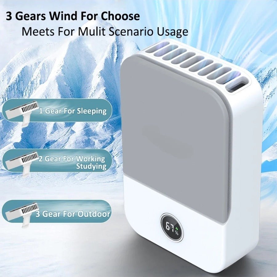 CoolioClip - Clip-On Portable Waist and Neck Fan