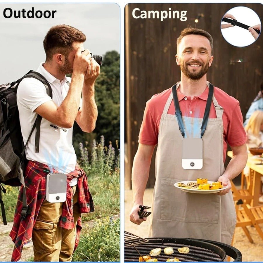 CoolioClip - Clip-On Portable Waist and Neck Fan