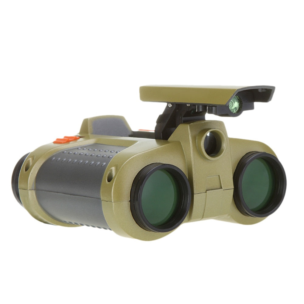 Kids Night Vision Binoculars with Pop-Up Light - Lightweight Spy Toy for Camping & Outdoor Adventure