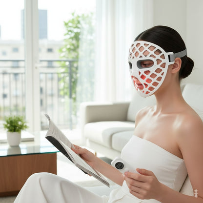 Beauty LED Therapy Mask – Red, Blue & Infrared Skincare Light