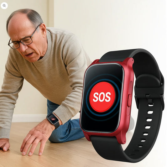 Senior GPS Smartwatch with Fall Detection