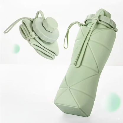 600ml Folding Silicone Water Bottle Built for Life on the Move