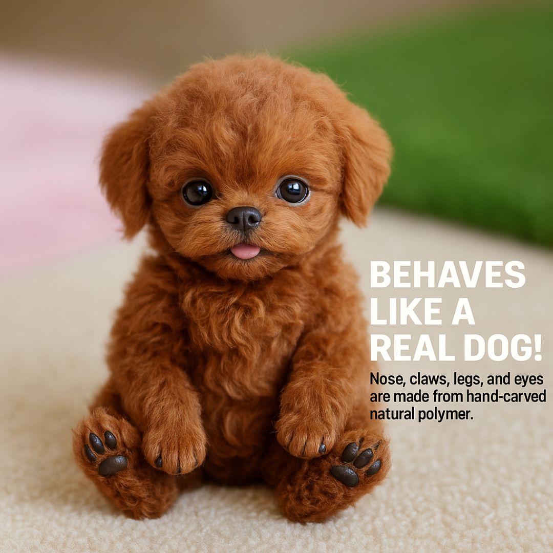 Interactive Dog Toy - Voice and Touch Responsive Robot Puppy with Realistic Movements