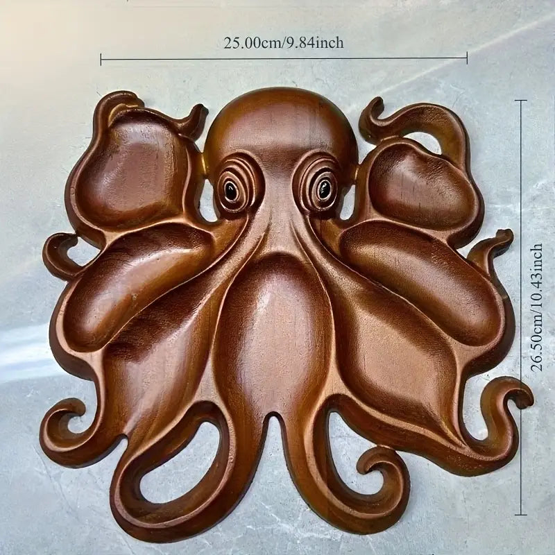 OctoBoard™ - Rustic Octopus Charcuterie Platter