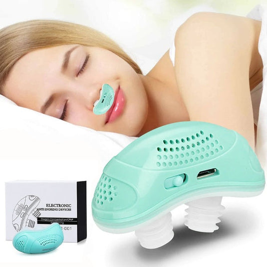 Micro CPAP sleep apnea machine for travel and anti-snoring - CPAP alternative