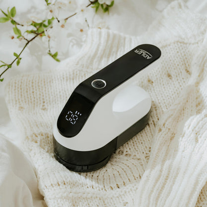 Commercial Fabric Hair Remover - 45W Lint Shaving Machine with 2 Speeds for Clothes, Sofa & Home Textile Restoration