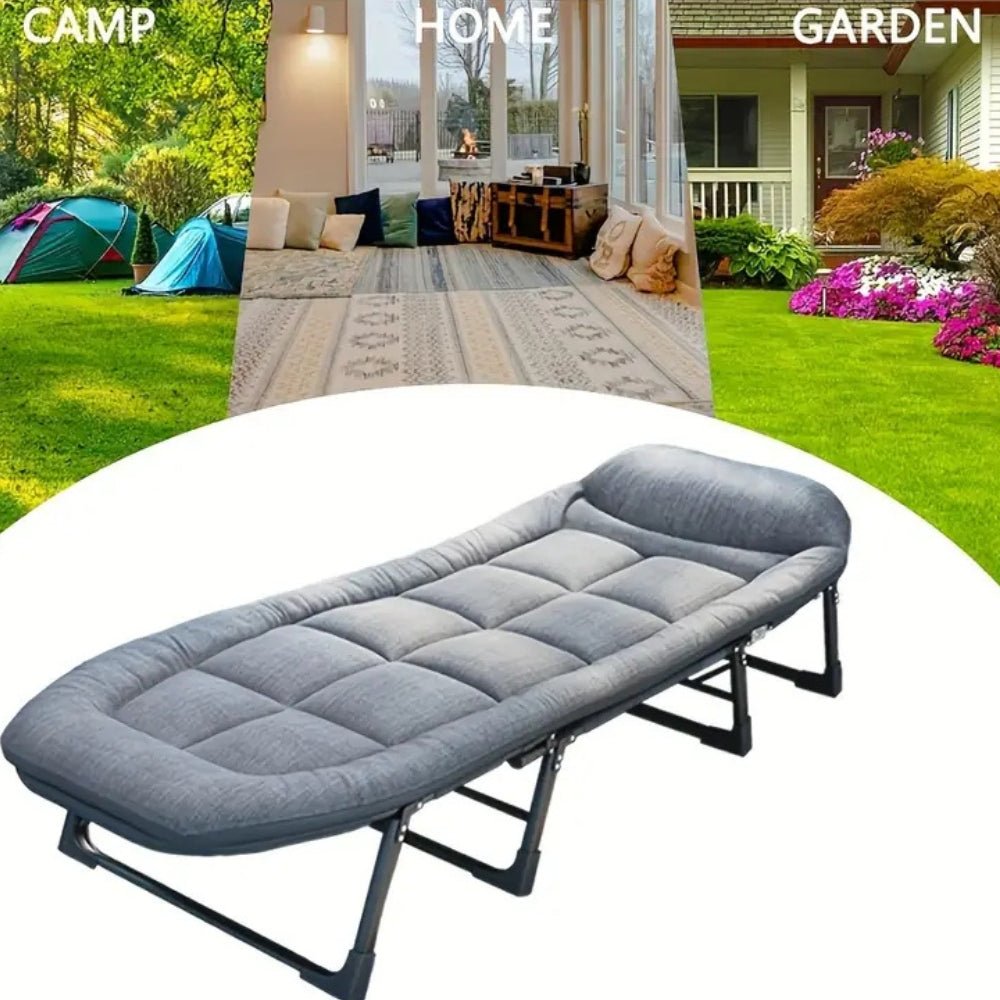 NapCloud - Camp Cot Portable Folding Bed