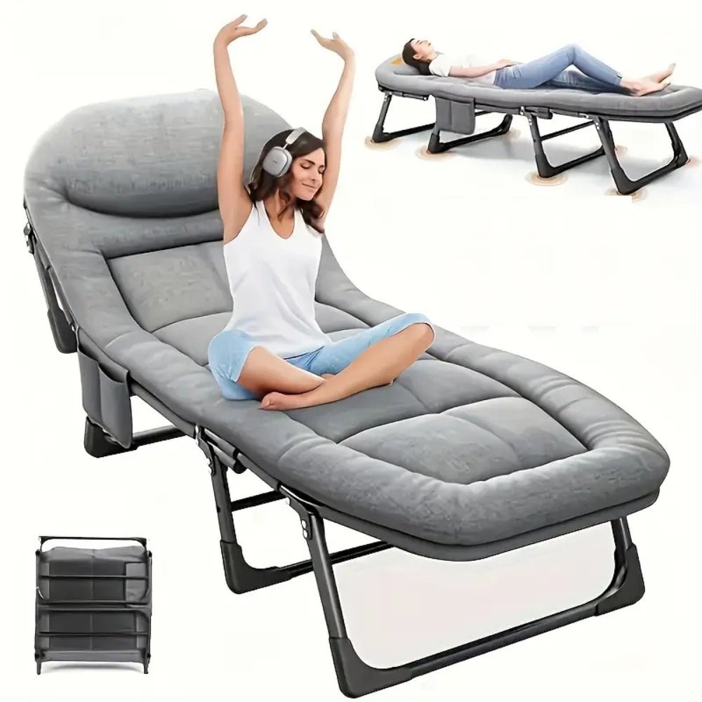 NapCloud - Camp Cot Portable Folding Bed