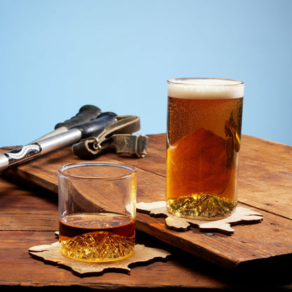 The Sun Valley Tumbler, Pint, & Coasters