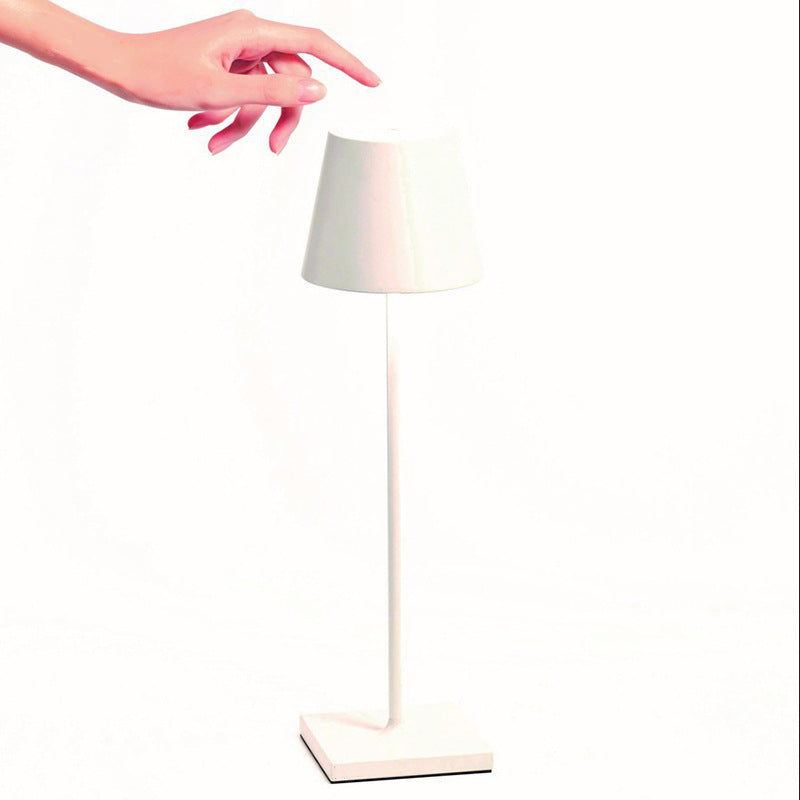 Aluminum Cordless Table Lamp – Rechargeable Touch Dimmable Portable Lamp