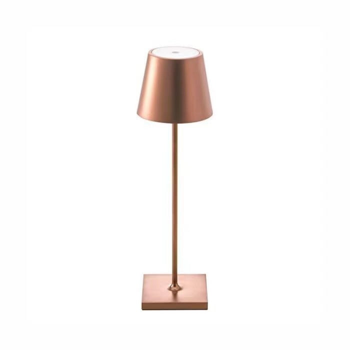 Aluminum Cordless Table Lamp – Rechargeable Touch Dimmable Portable Lamp