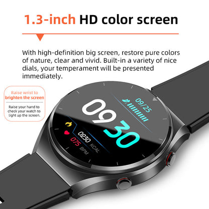 KL09 Health & Fitness Smartwatch - Heart Rate, Sleep & Body Temperature Monitor